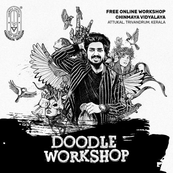 Online Doodle workshop for Chinmaya Vidhalaya School