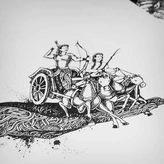 Kurushetra - Doodle Artwork