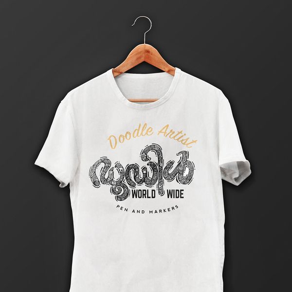 Doodle Artist - Tshirt Mockup