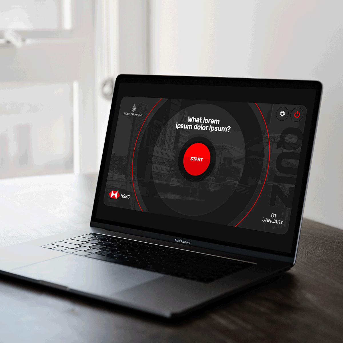 HSBC Touch Screen Game App - UI/UX Project
