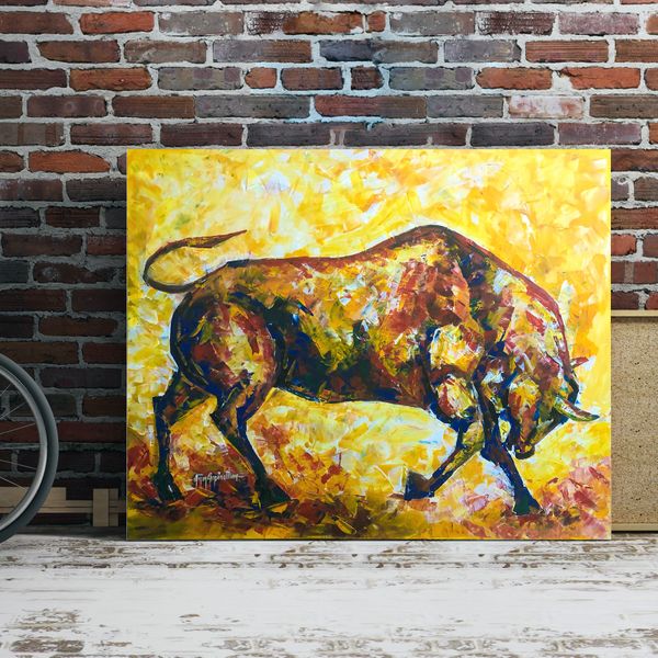 The indomitable - Acrylic Painting