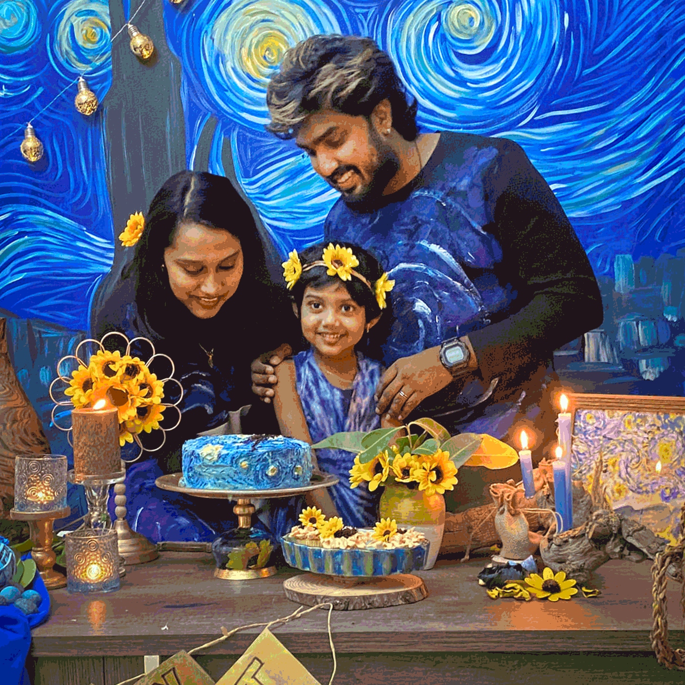 Starry Night Theme Birthday Party