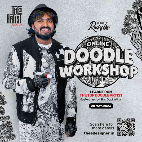 Online Doodle Workshop by Top Doodle Artist