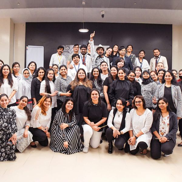 Doodle art workshop for the teacher in Gems New Millennium School Al Khail Gate