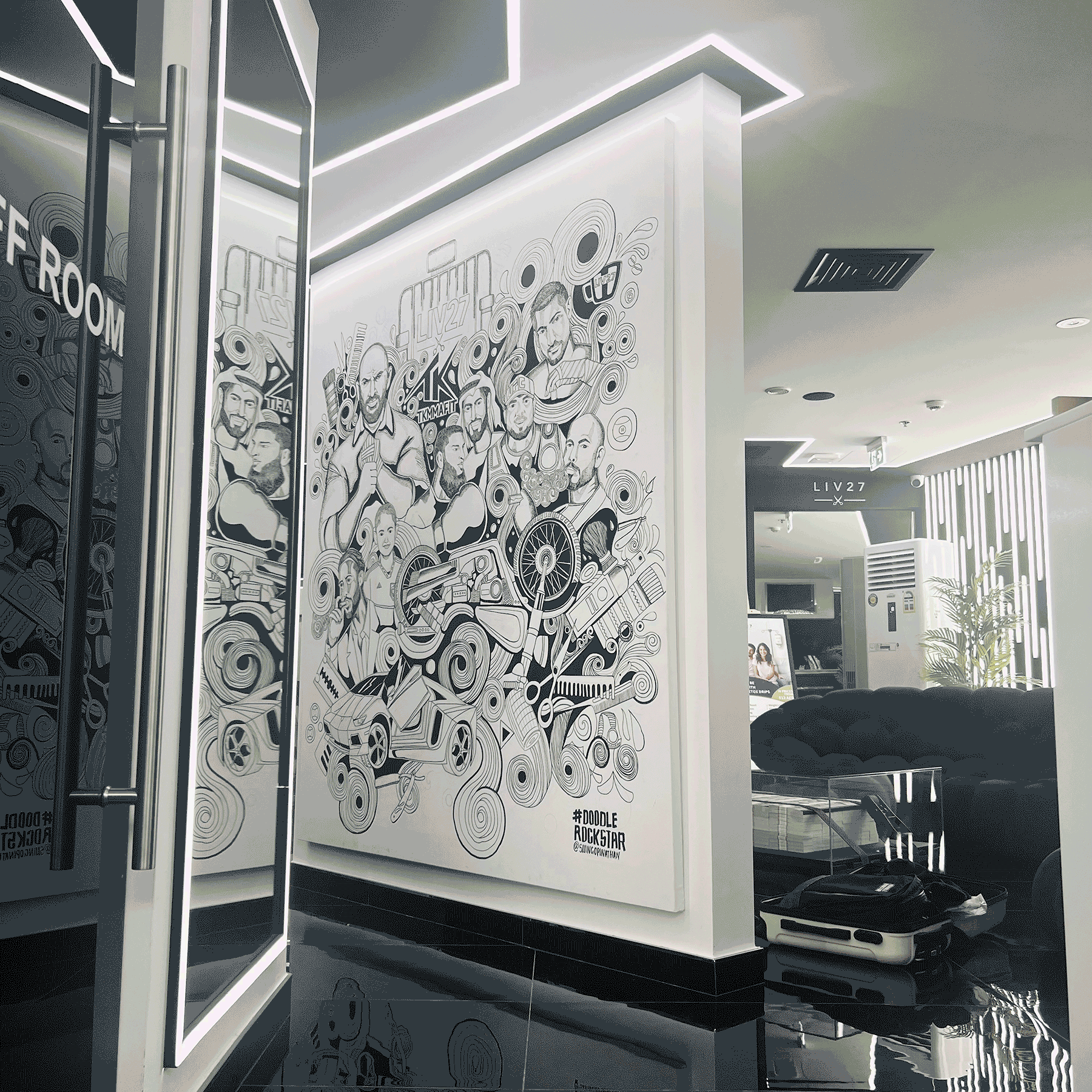 A Masterpiece Unveiled: Dubai's Newest Doodle/Mural at Media City